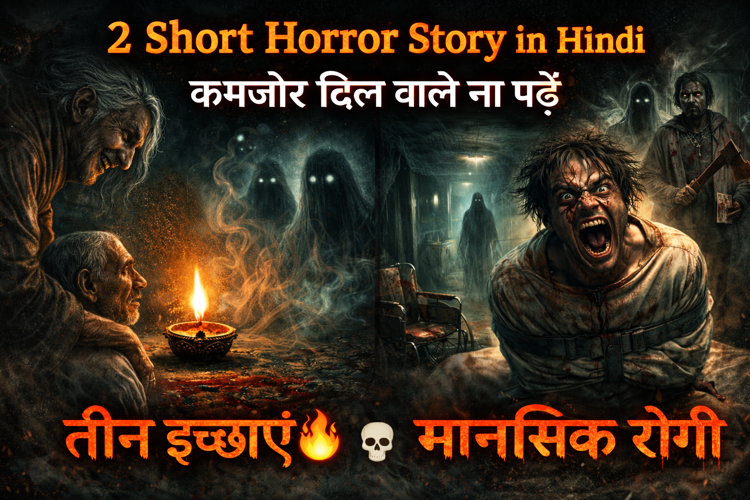 2 Short Horror Story in Hindi | कमजोर दिल वाले ना पढ़ें