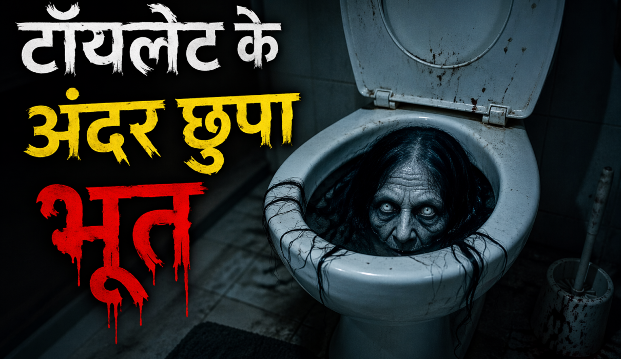 टॉयलेट के अंदर छुपा भूत - Horror Story in Hindi