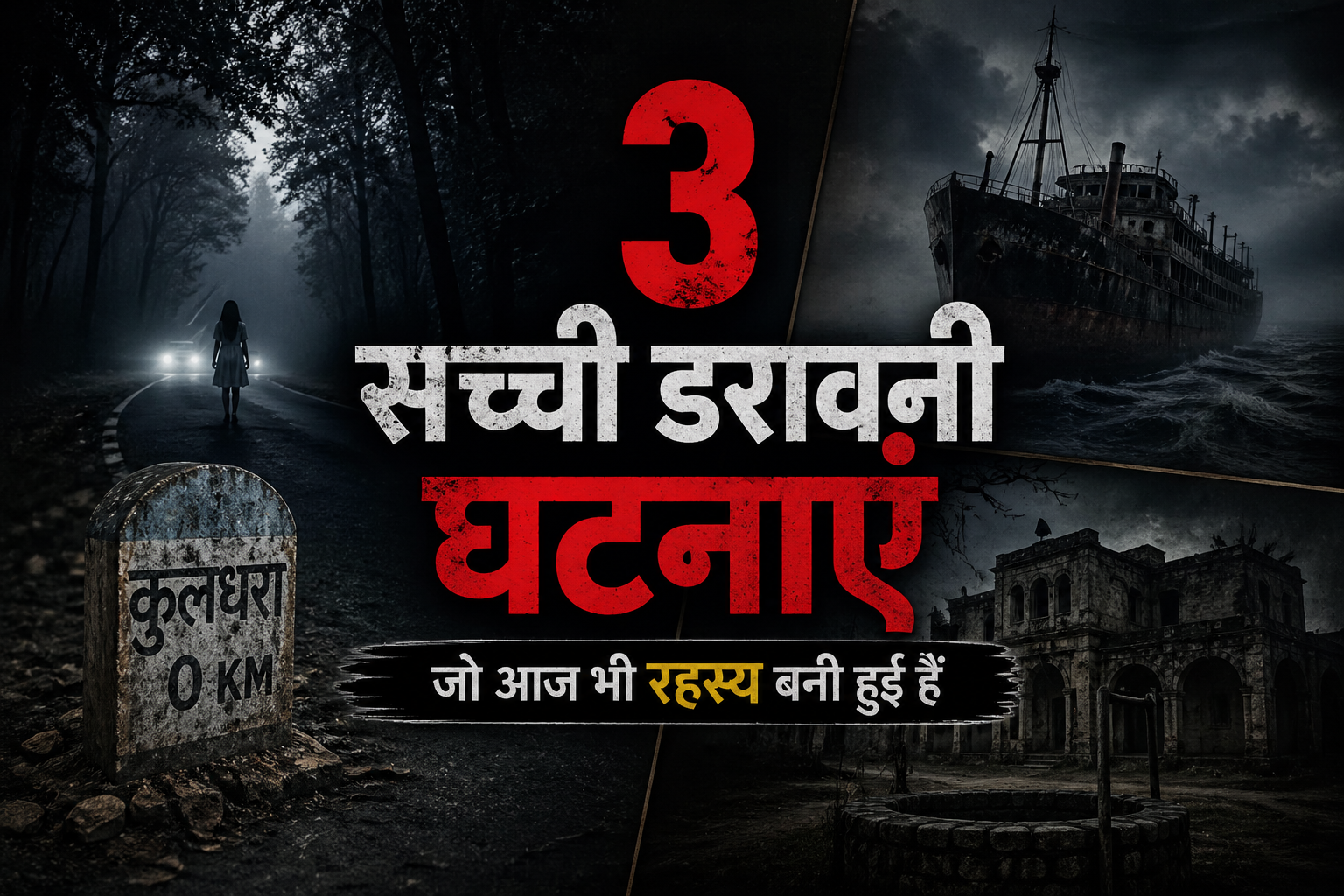 3 सच्ची डरावनी घटनाएं जो आज भी रहस्य बनी हुई हैं
