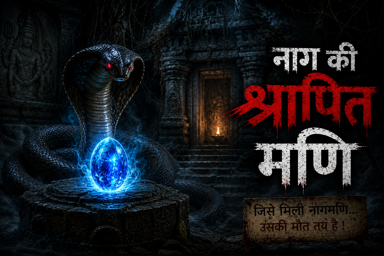 नाग की श्रापित मणि - Real Horror story in hindi