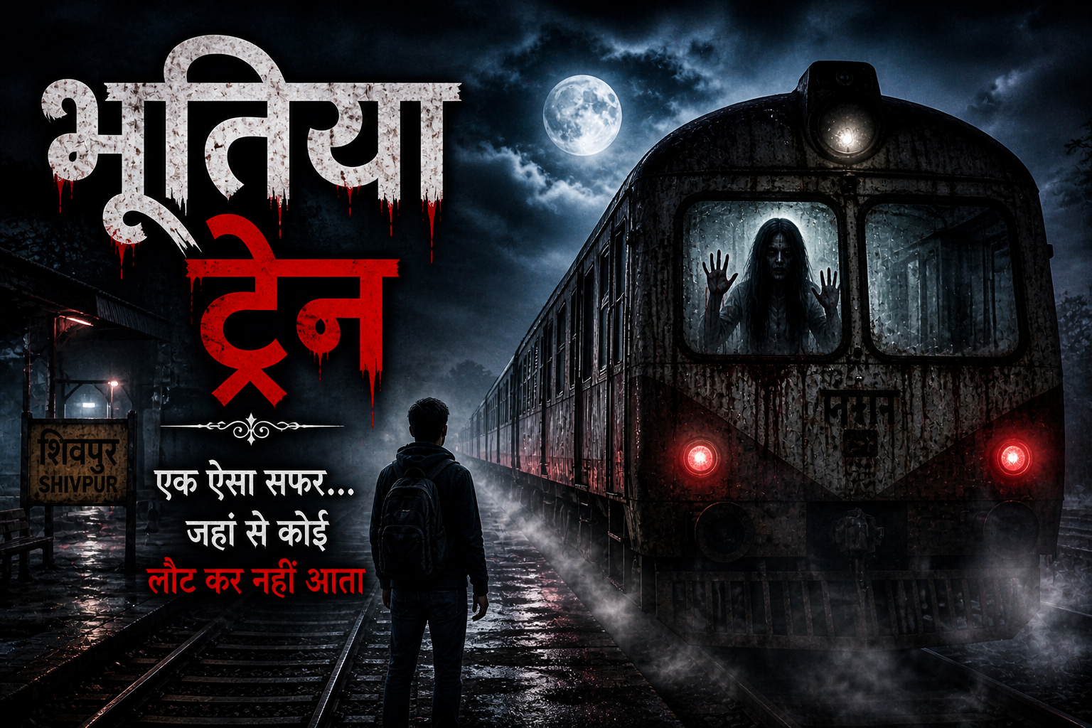 भूतिया ट्रेन: आधी रात की ट्रेन का खौफनाक सच - Short Horror Story in Hindi