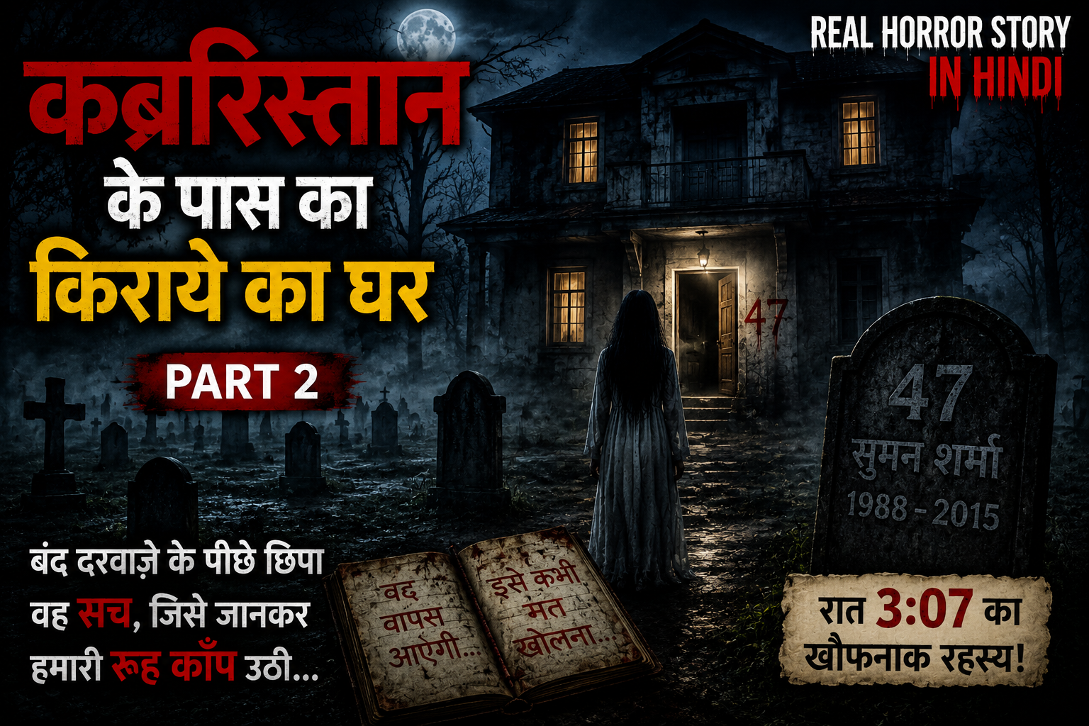 कब्रिस्तान के पास का किराए का घर | Real Horror Story in Hindi (Part 2)