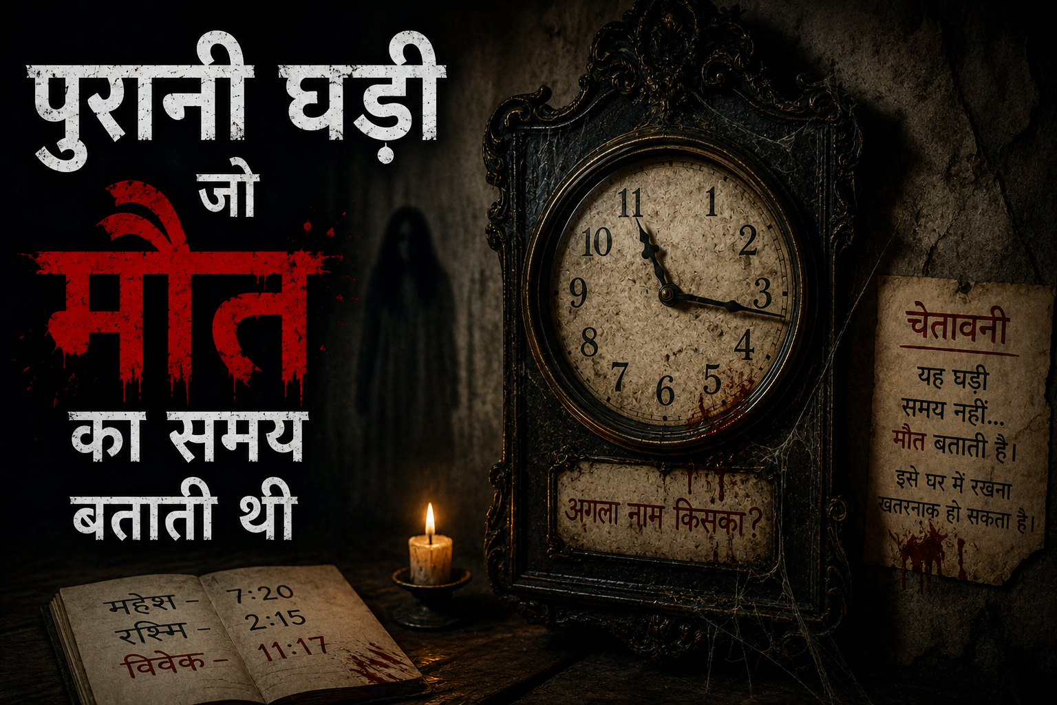 पुरानी घड़ी जो मौत का समय बताती थी | Real Horror Story in Hindi