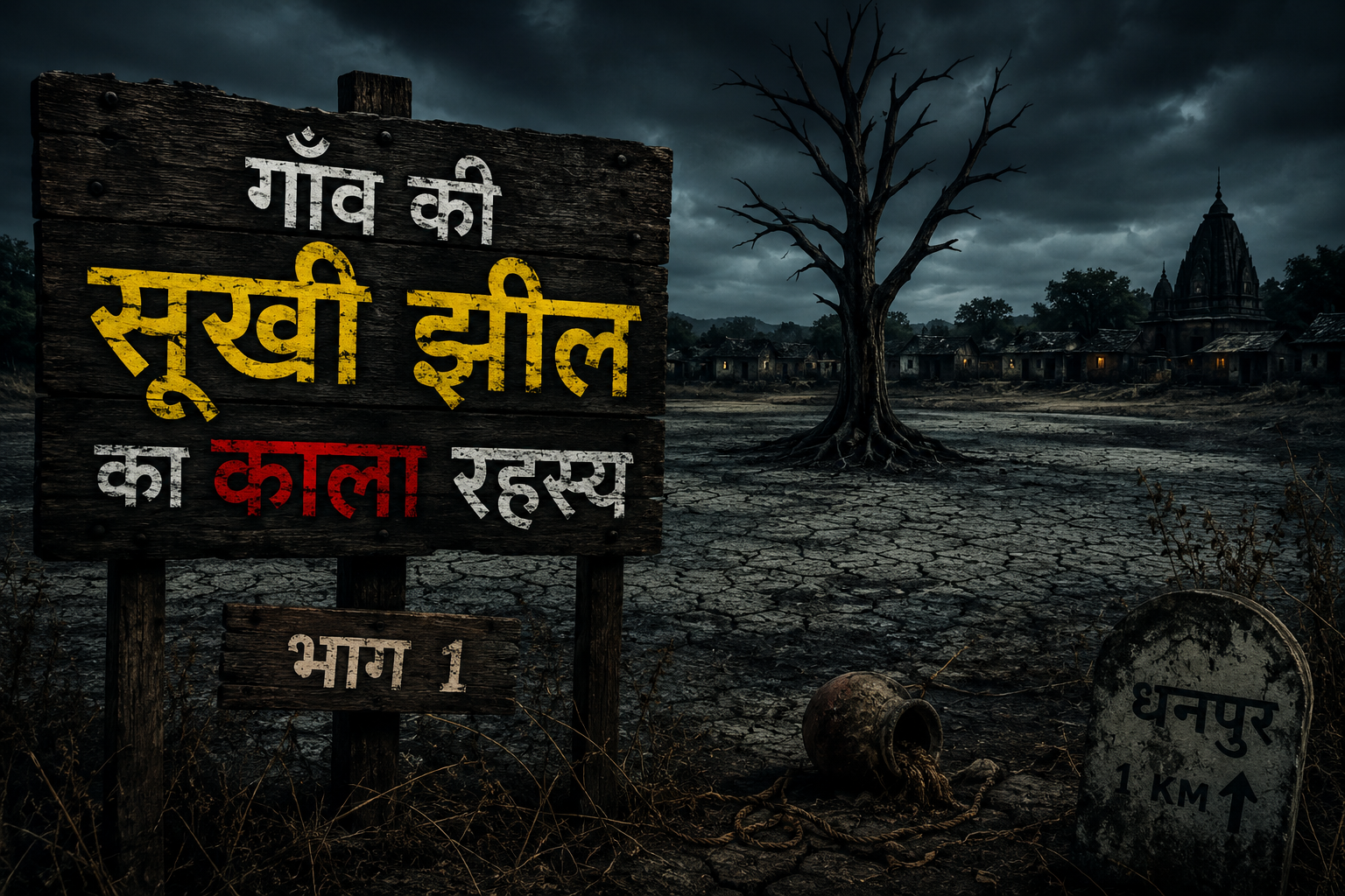 गाँव की सूखी झील का काला रहस्य Part-1 | Real Horror Story in Hindi