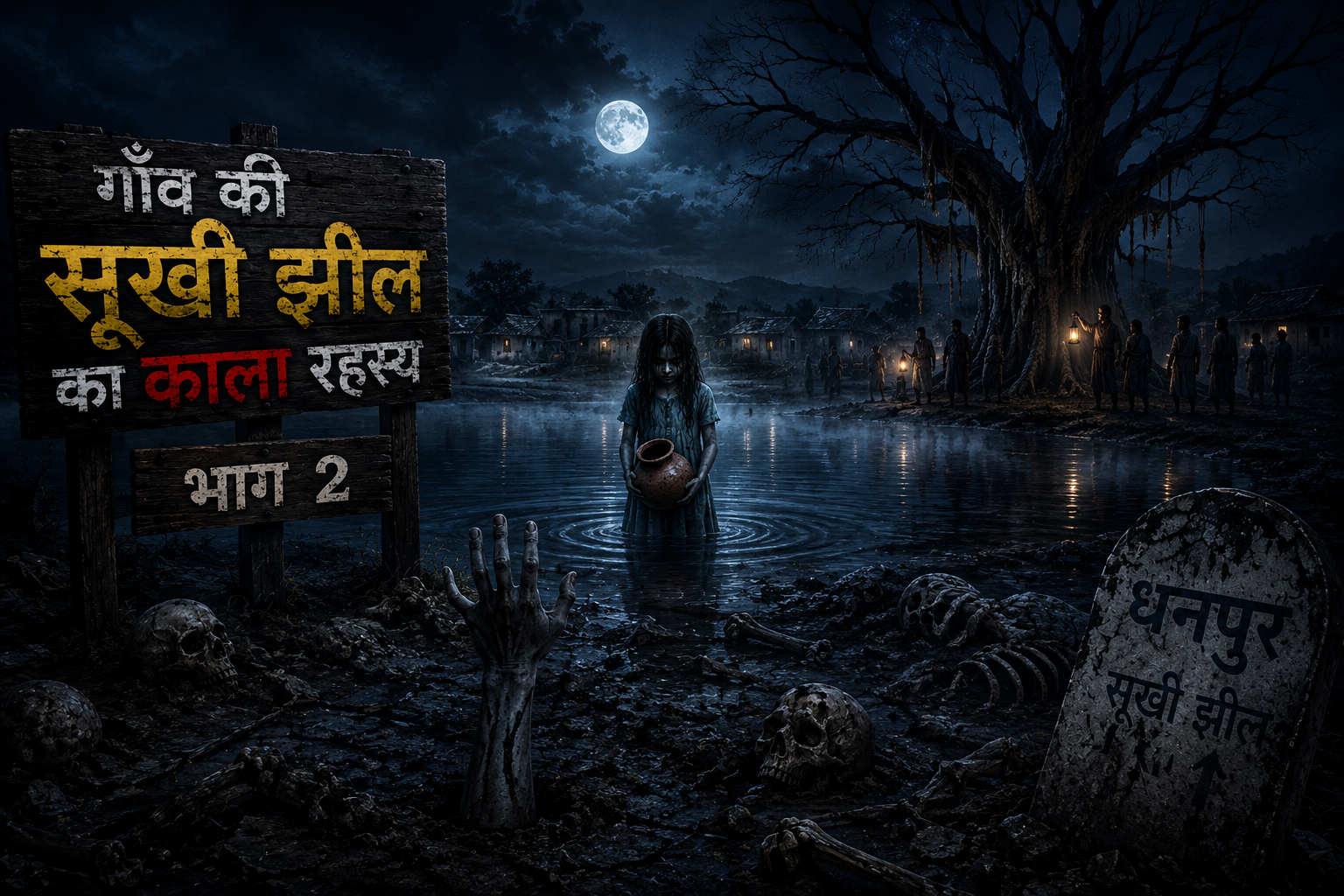 गाँव की सूखी झील का काला रहस्य Part-2 | Horror Story in Hindi