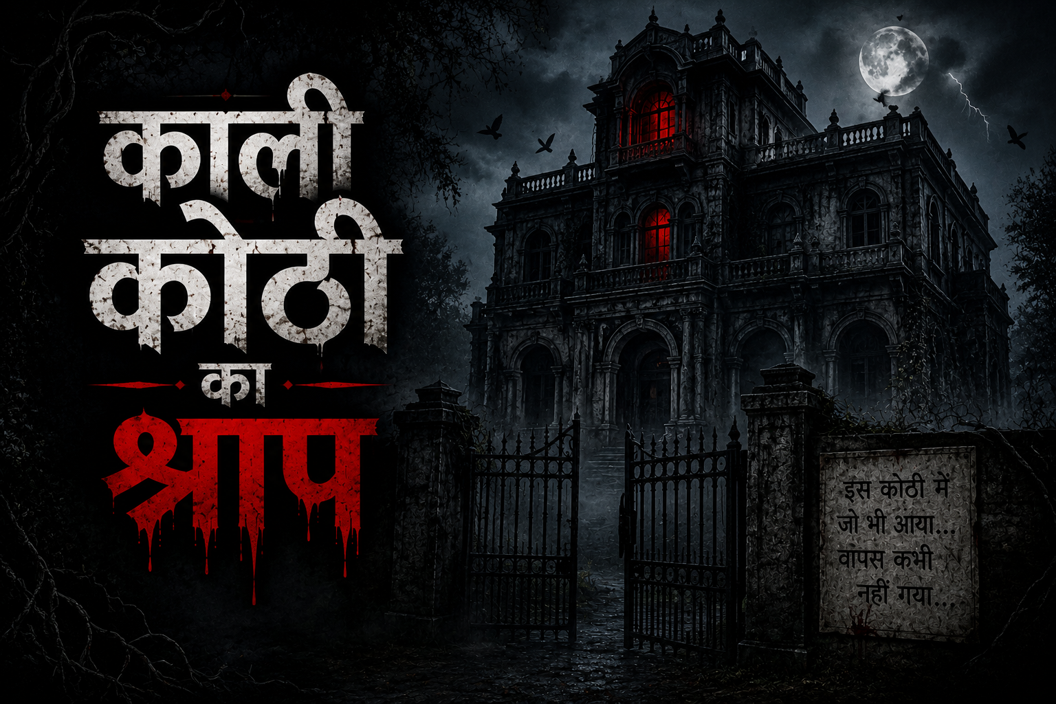 काली कोठी का श्राप - Horror Stories in hindi for reading
