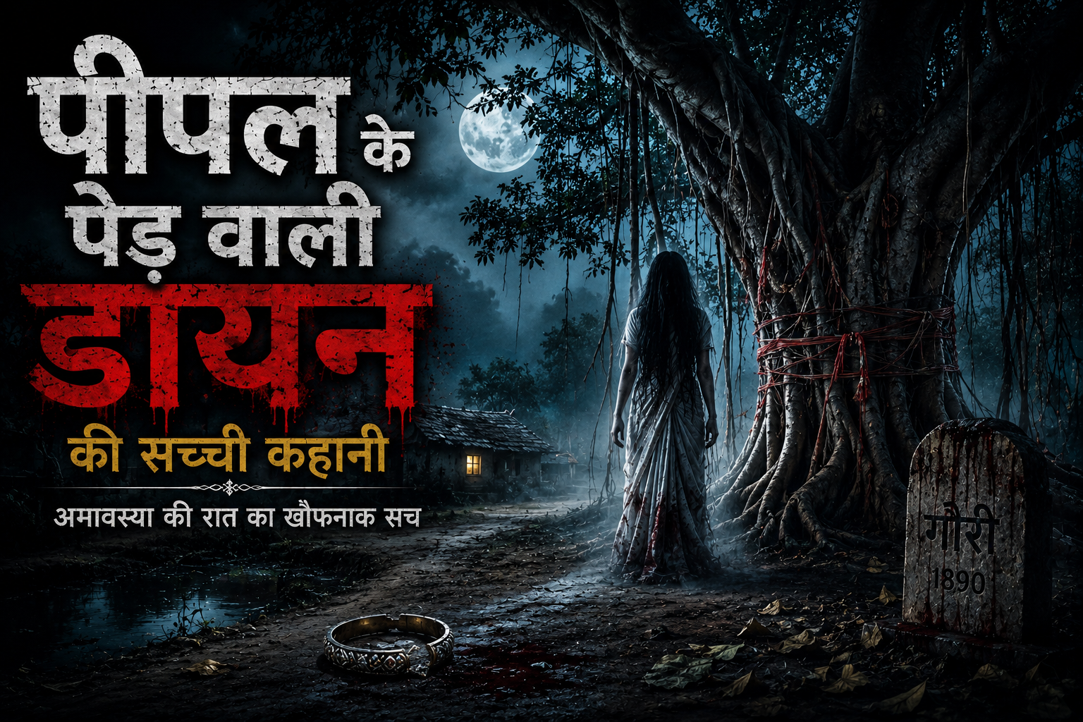 पीपल के पेड़ वाली डायन | Horror story in hindi for reading