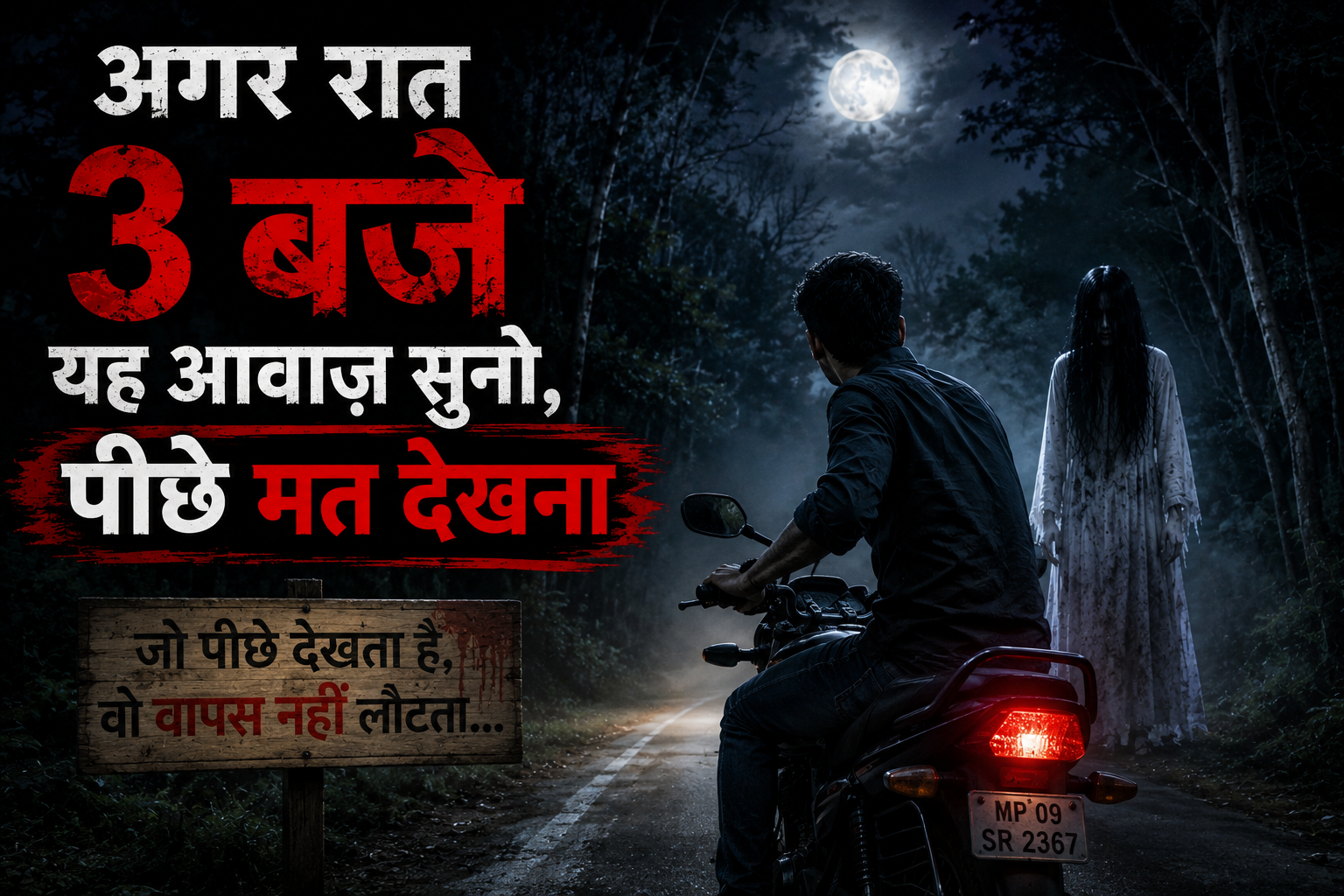 अगर रात 3 बजे यह आवाज़ सुनो तो पीछे मत देखना | Horror Story in Hindi