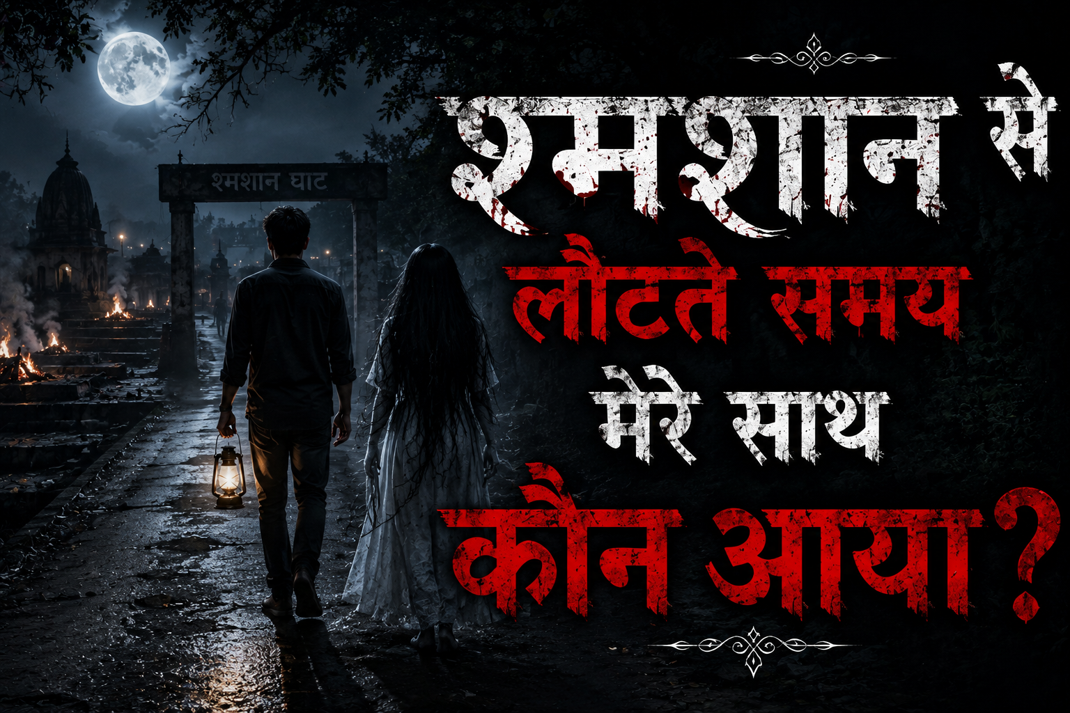 जब मैंने श्मशान से लौटकर पीछे मुड़कर देखा, तो होश उड़ गए