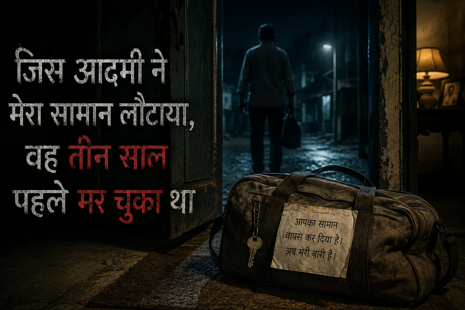 जिस आदमी ने मेरा सामान लौटाया, वह तीन साल पहले मर चुका था